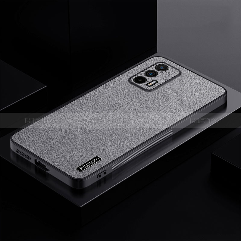 Custodia Silicone Ultra Sottile Morbida Cover PB1 per Realme GT Neo 5G Grigio