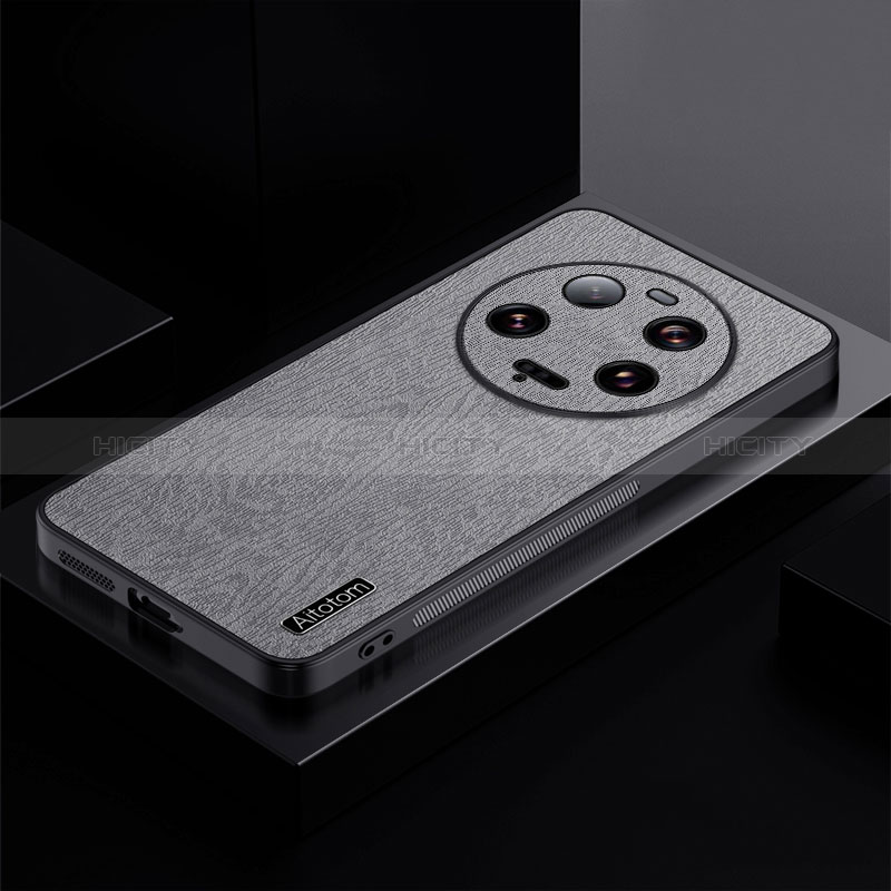 Custodia Silicone Ultra Sottile Morbida Cover PB1 per Xiaomi Mi 13 Ultra 5G Grigio