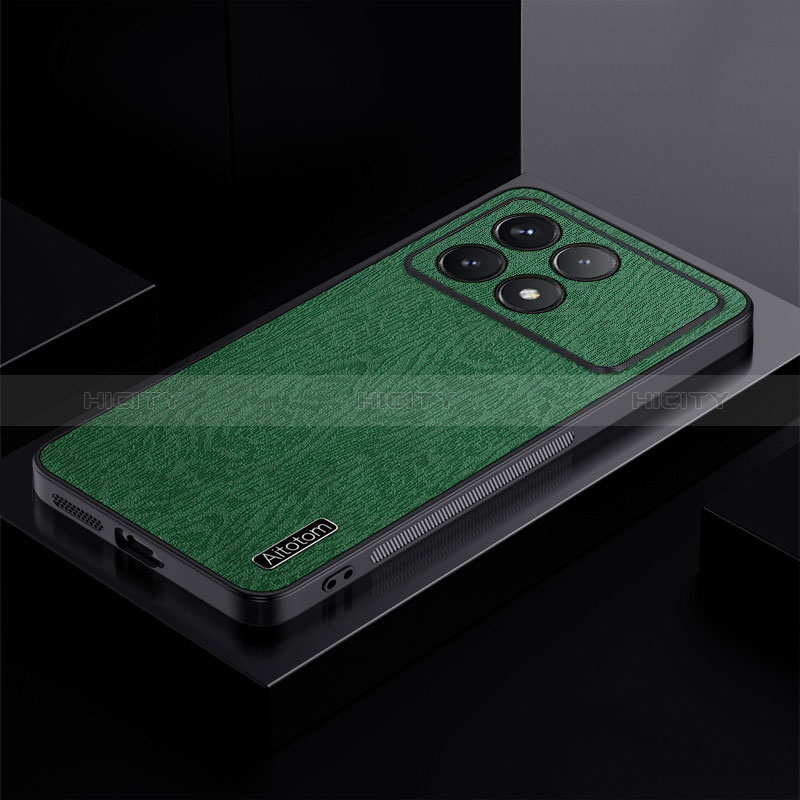 Custodia Silicone Ultra Sottile Morbida Cover PB1 per Xiaomi Redmi K70 5G Verde