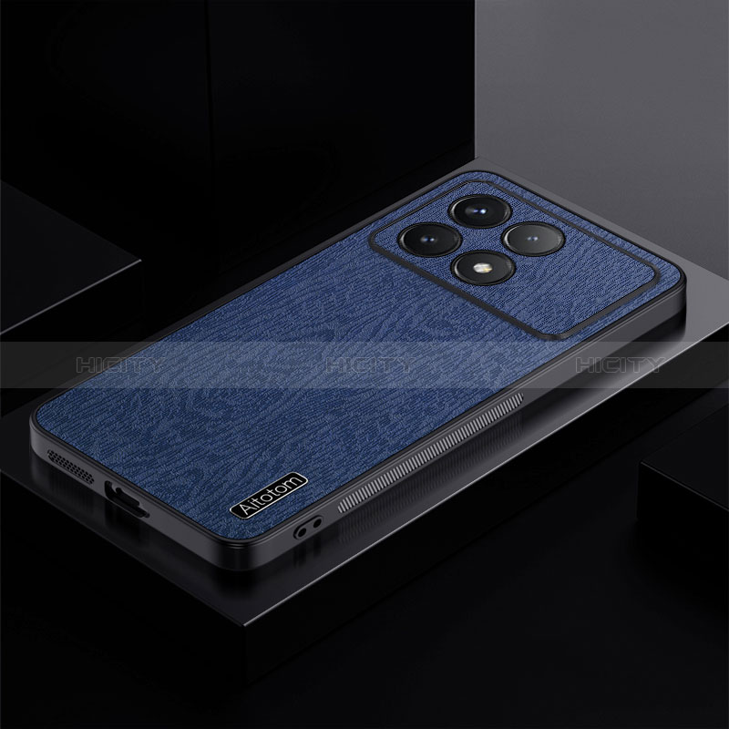 Custodia Silicone Ultra Sottile Morbida Cover PB1 per Xiaomi Redmi K70 Pro 5G Blu