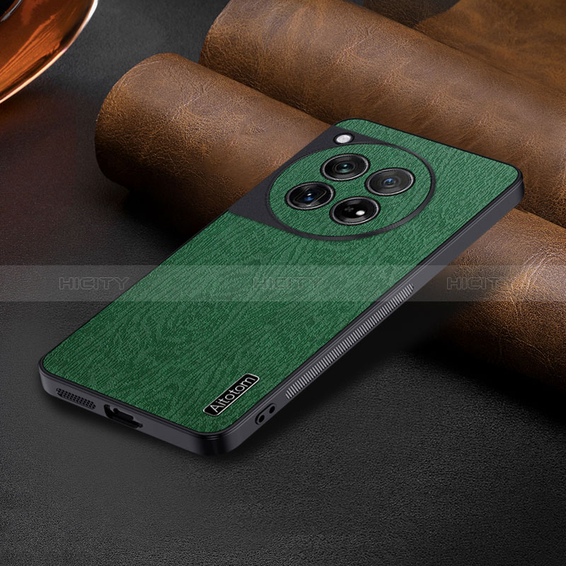 Custodia Silicone Ultra Sottile Morbida Cover PB2 per OnePlus 12 5G Verde