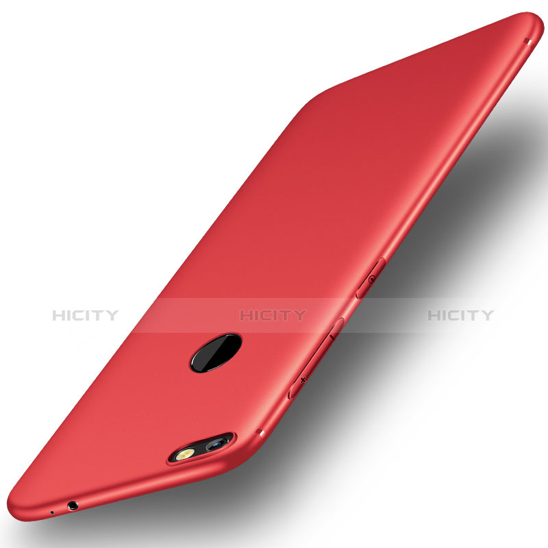 Custodia Silicone Ultra Sottile Morbida Cover S01 per Huawei Enjoy 7 Rosso