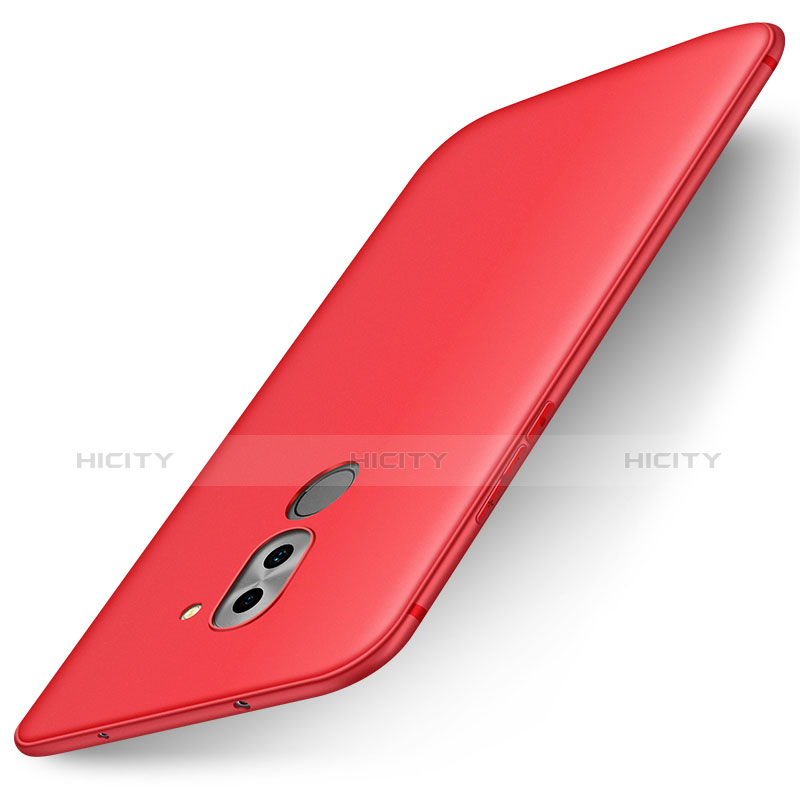 Custodia Silicone Ultra Sottile Morbida Cover S01 per Huawei Honor 6X Pro Rosso