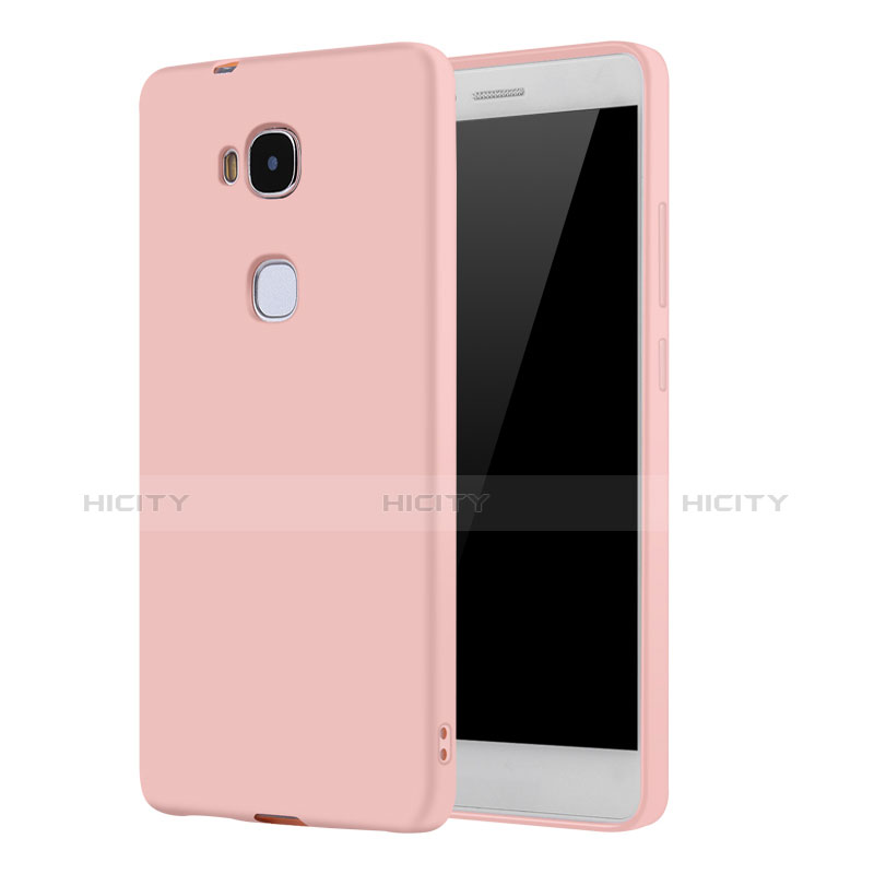 Custodia Silicone Ultra Sottile Morbida Cover S01 per Huawei Honor Play 5X Oro Rosa