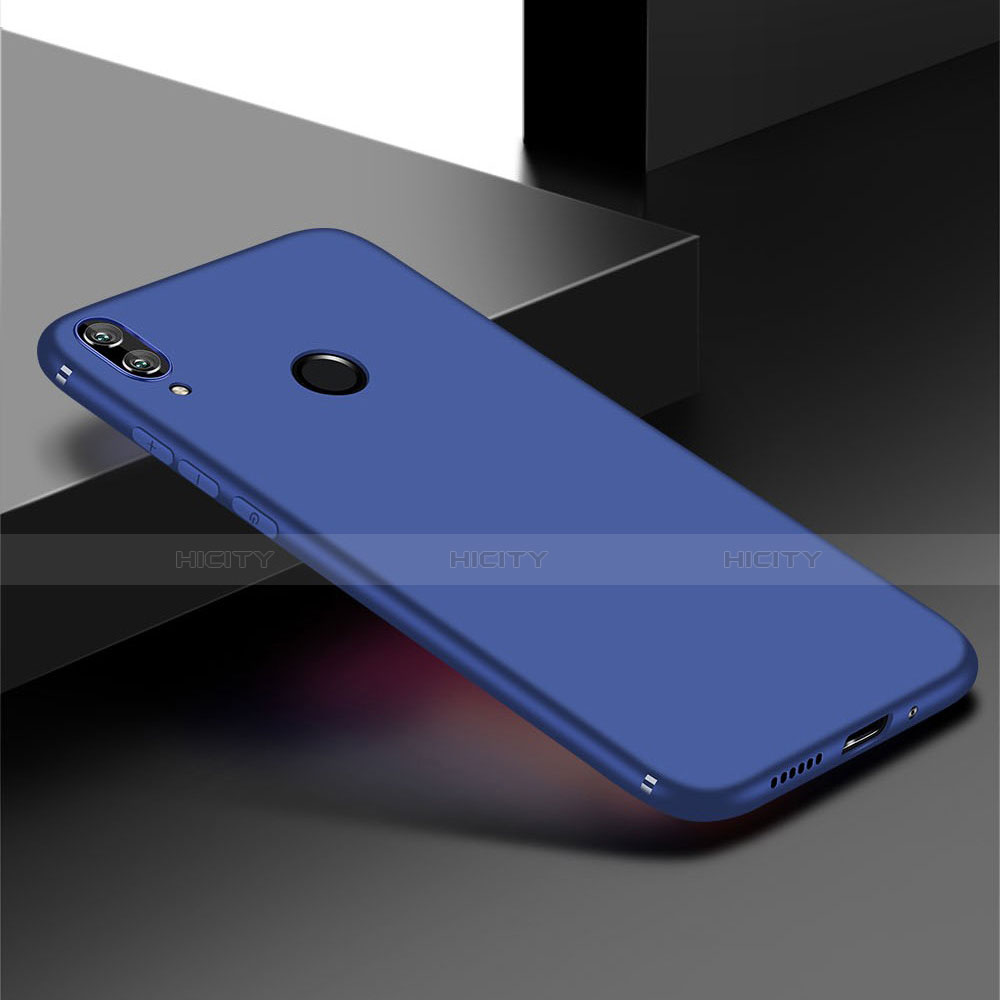 Custodia Silicone Ultra Sottile Morbida Cover S01 per Huawei Honor Play 8C Blu