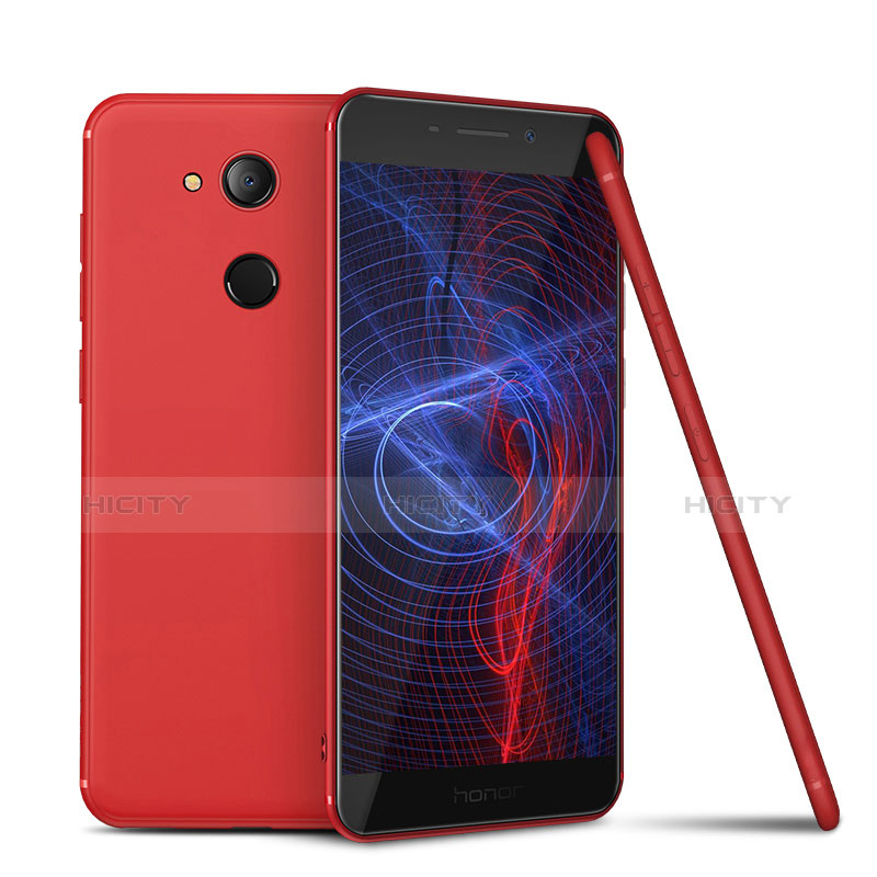 Custodia Silicone Ultra Sottile Morbida Cover S01 per Huawei Honor V9 Play Rosso