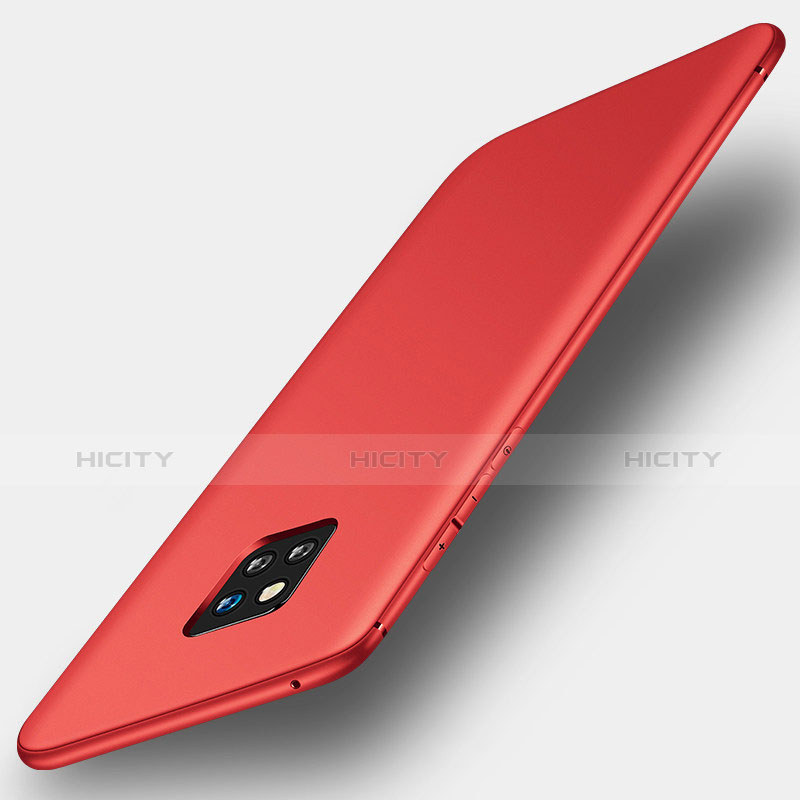 Custodia Silicone Ultra Sottile Morbida Cover S01 per Huawei Mate 20 Pro Rosso