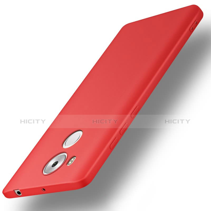 Custodia Silicone Ultra Sottile Morbida Cover S01 per Huawei Mate 8 Rosso