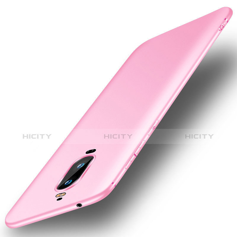 Custodia Silicone Ultra Sottile Morbida Cover S01 per Huawei Mate 9 Pro Rosa