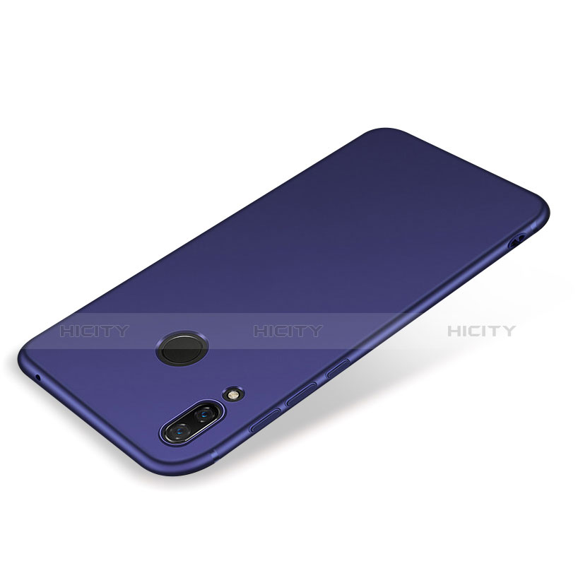 Custodia Silicone Ultra Sottile Morbida Cover S01 per Huawei P Smart+ Plus Blu