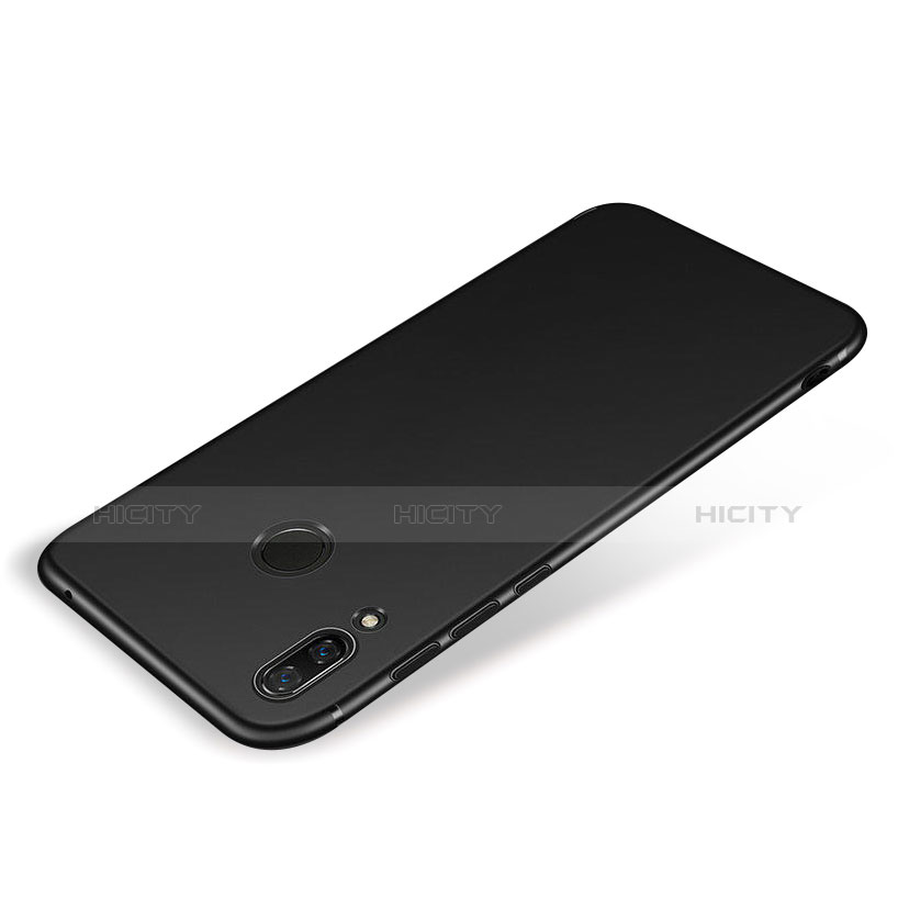 Custodia Silicone Ultra Sottile Morbida Cover S01 per Huawei P Smart+ Plus Nero