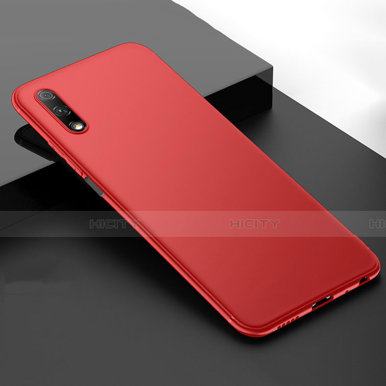 Custodia Silicone Ultra Sottile Morbida Cover S01 per Huawei P Smart Z (2019) Rosso