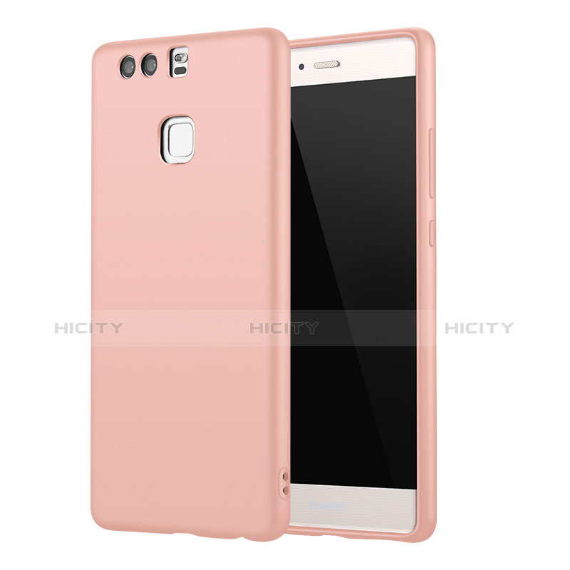 Custodia Silicone Ultra Sottile Morbida Cover S01 per Huawei P9 Rosa