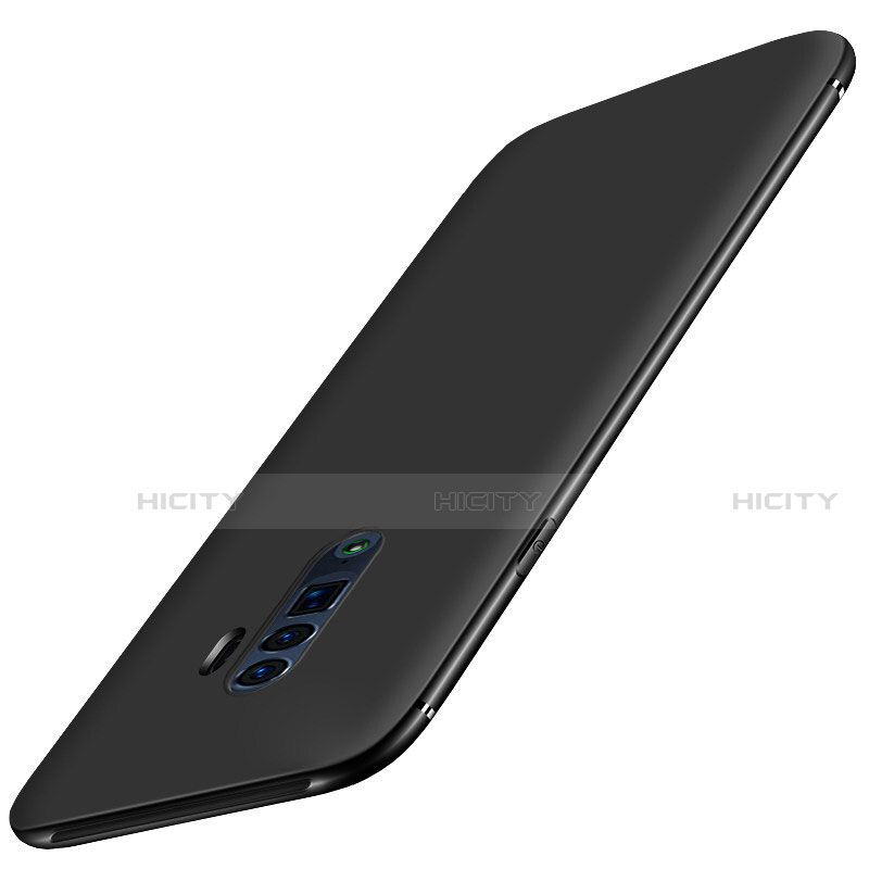 Custodia Silicone Ultra Sottile Morbida Cover S01 per Oppo Reno 10X Zoom Nero