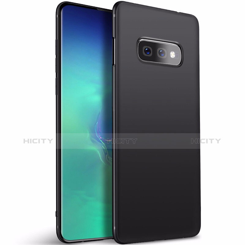 Custodia Silicone Ultra Sottile Morbida Cover S01 per Samsung Galaxy S10e Nero