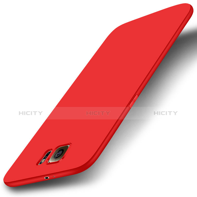 Custodia Silicone Ultra Sottile Morbida Cover S01 per Samsung Galaxy S6 SM-G920 Rosso