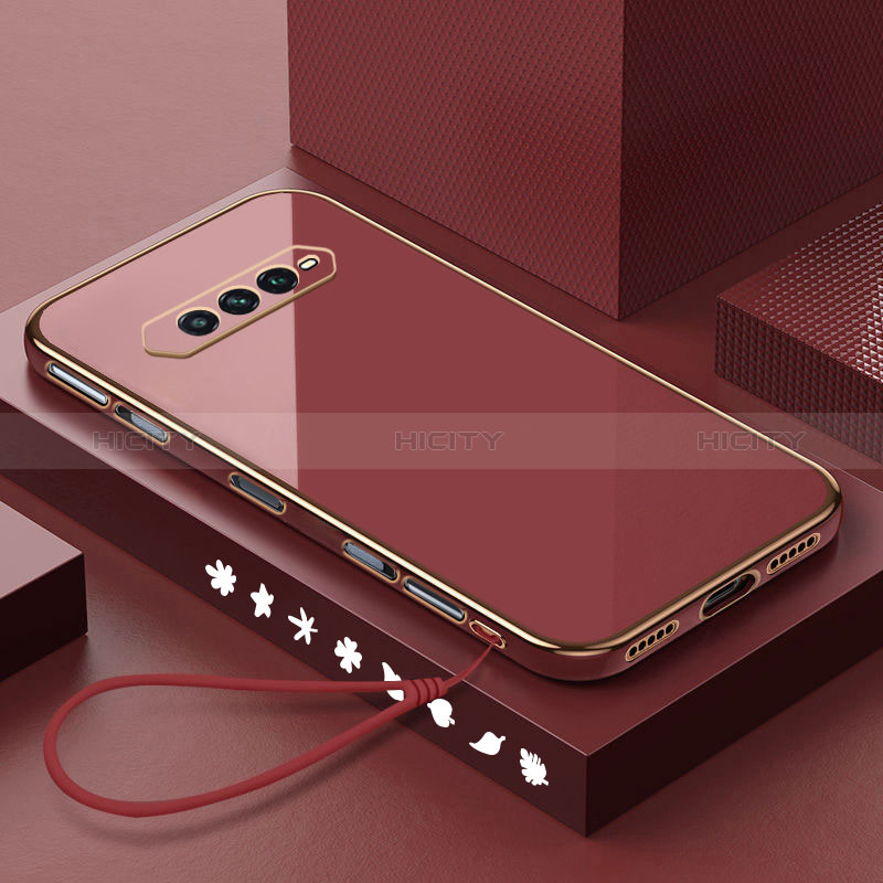 Custodia Silicone Ultra Sottile Morbida Cover S01 per Xiaomi Black Shark 4 5G Rosso