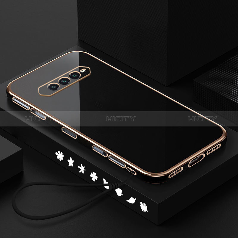 Custodia Silicone Ultra Sottile Morbida Cover S01 per Xiaomi Black Shark 4 Pro 5G Nero