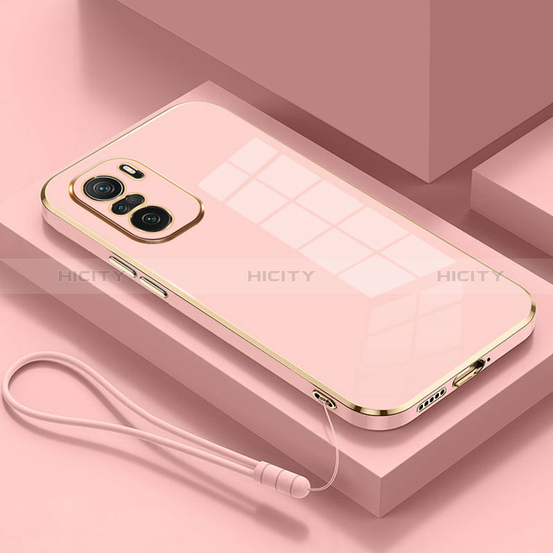 Custodia Silicone Ultra Sottile Morbida Cover S01 per Xiaomi Mi 11i 5G Rosa