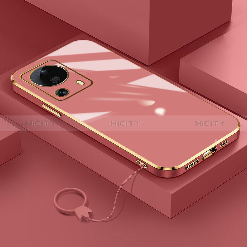 Custodia Silicone Ultra Sottile Morbida Cover S01 per Xiaomi Mi 12 Lite NE 5G Rosso