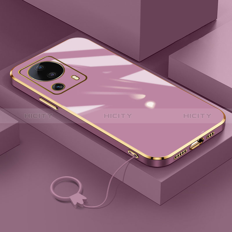 Custodia Silicone Ultra Sottile Morbida Cover S01 per Xiaomi Mi 12 Lite NE 5G Viola