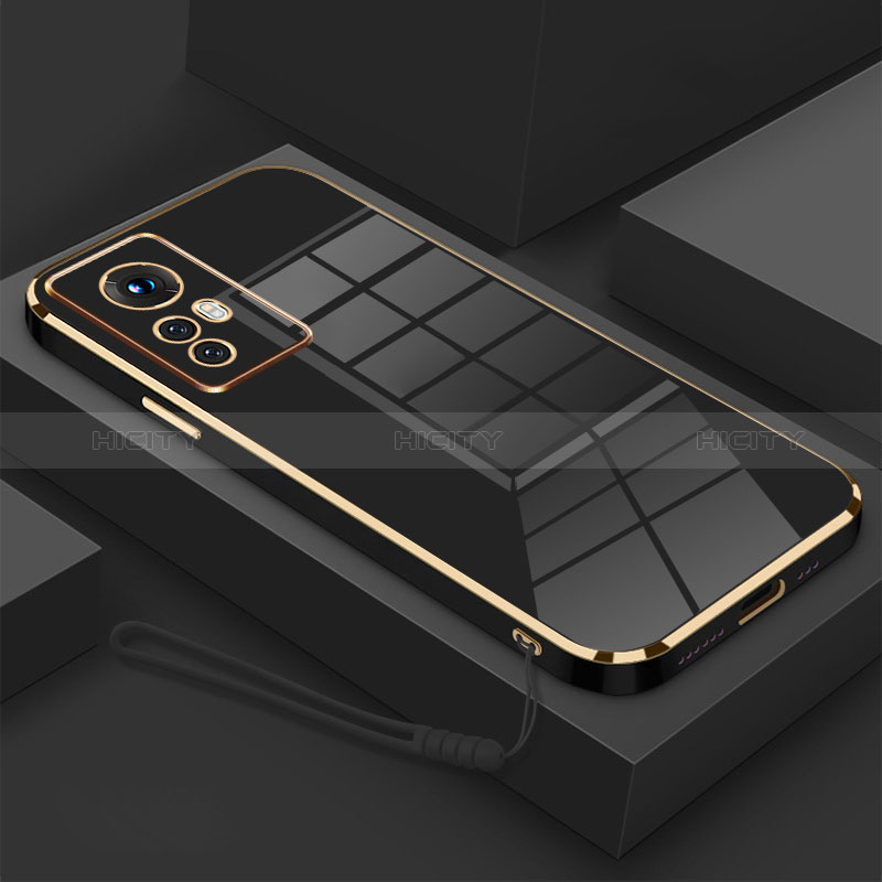 Custodia Silicone Ultra Sottile Morbida Cover S01 per Xiaomi Mi 12T Pro 5G Nero