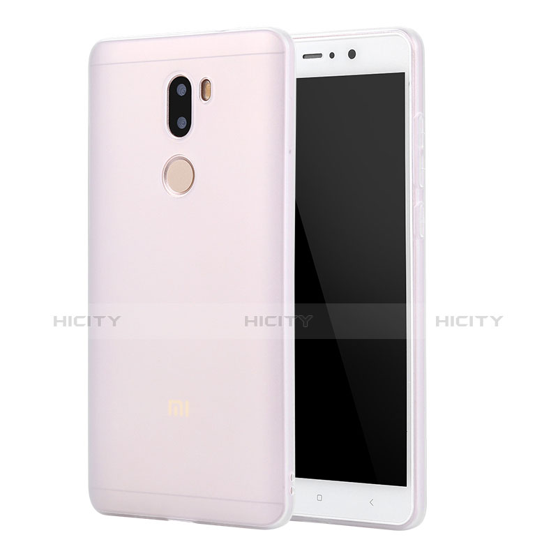 Custodia Silicone Ultra Sottile Morbida Cover S01 per Xiaomi Mi 5S Plus Chiaro