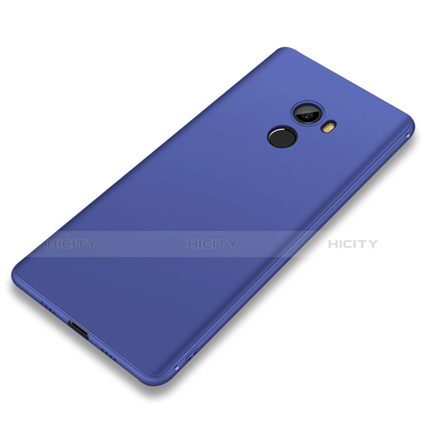 Custodia Silicone Ultra Sottile Morbida Cover S01 per Xiaomi Mi Mix Evo Blu