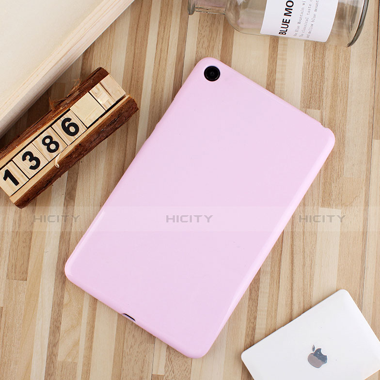 Custodia Silicone Ultra Sottile Morbida Cover S01 per Xiaomi Mi Pad Rosa