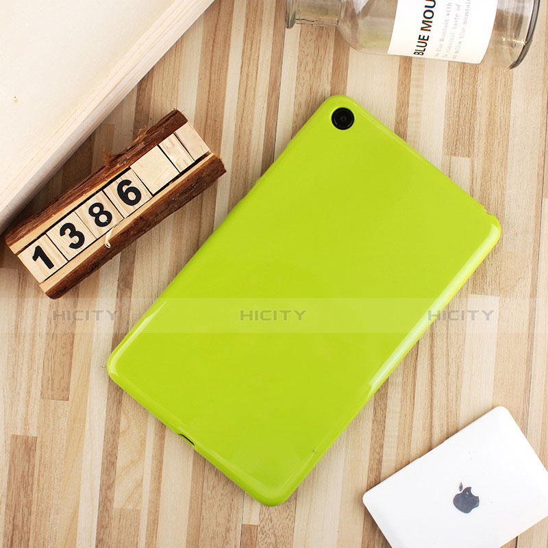 Custodia Silicone Ultra Sottile Morbida Cover S01 per Xiaomi Mi Pad Verde