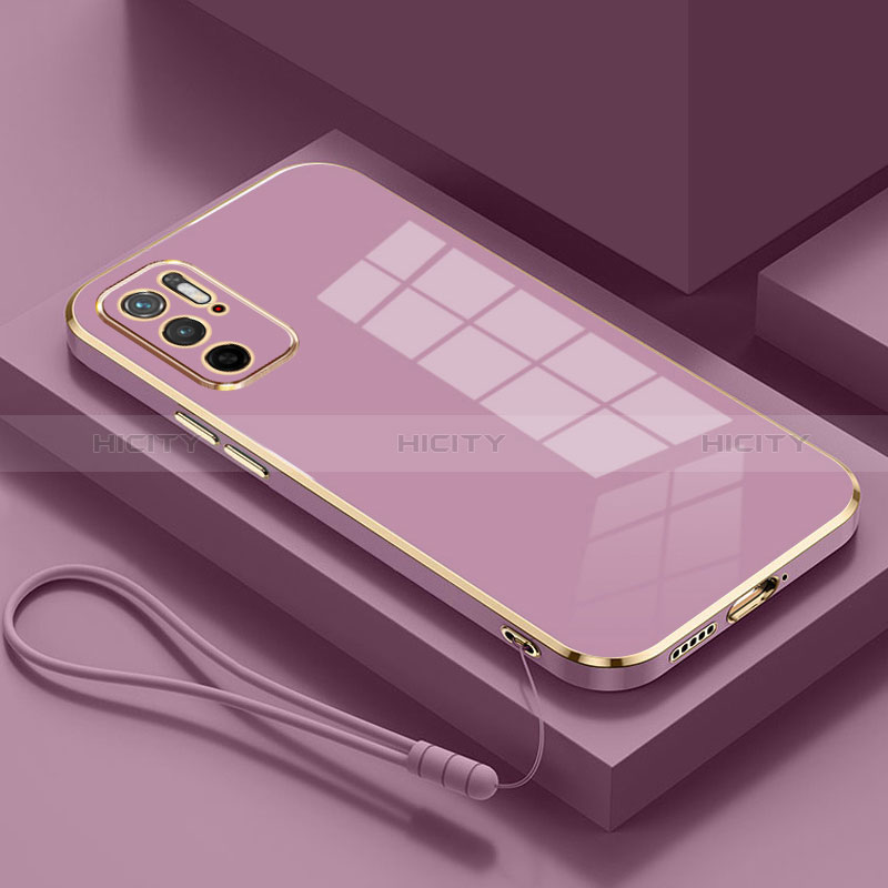 Custodia Silicone Ultra Sottile Morbida Cover S01 per Xiaomi POCO M3 Pro 5G Viola