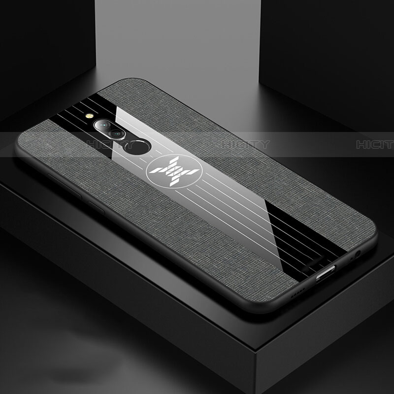 Custodia Silicone Ultra Sottile Morbida Cover S01 per Xiaomi Redmi 8 Grigio