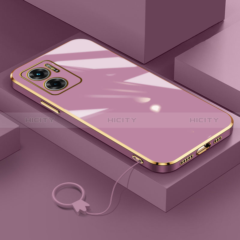 Custodia Silicone Ultra Sottile Morbida Cover S01 per Xiaomi Redmi Note 11E 5G Viola