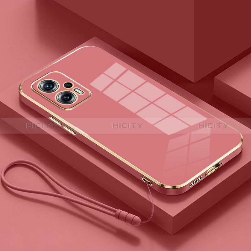 Custodia Silicone Ultra Sottile Morbida Cover S01 per Xiaomi Redmi Note 11T Pro 5G Rosso