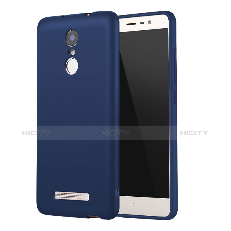 Custodia Silicone Ultra Sottile Morbida Cover S01 per Xiaomi Redmi Note 3 Pro Blu