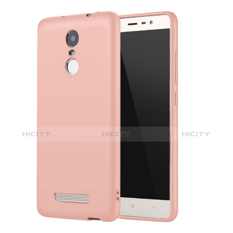 Custodia Silicone Ultra Sottile Morbida Cover S01 per Xiaomi Redmi Note 3 Pro Rosa