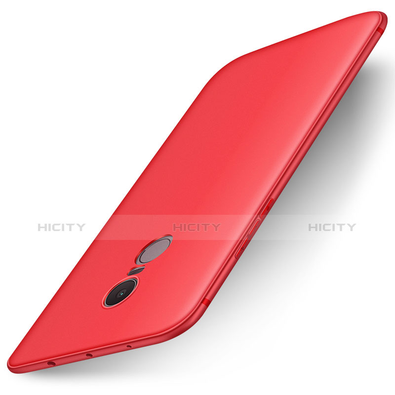 Custodia Silicone Ultra Sottile Morbida Cover S01 per Xiaomi Redmi Note 4X High Edition Rosso