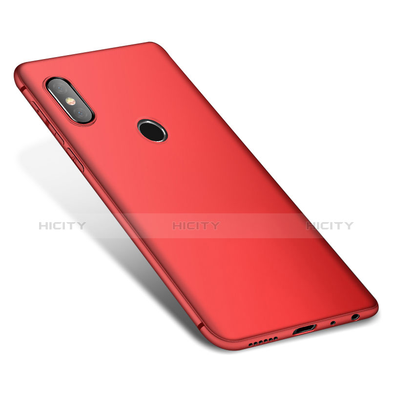 Custodia Silicone Ultra Sottile Morbida Cover S01 per Xiaomi Redmi Note 5 AI Dual Camera Rosso