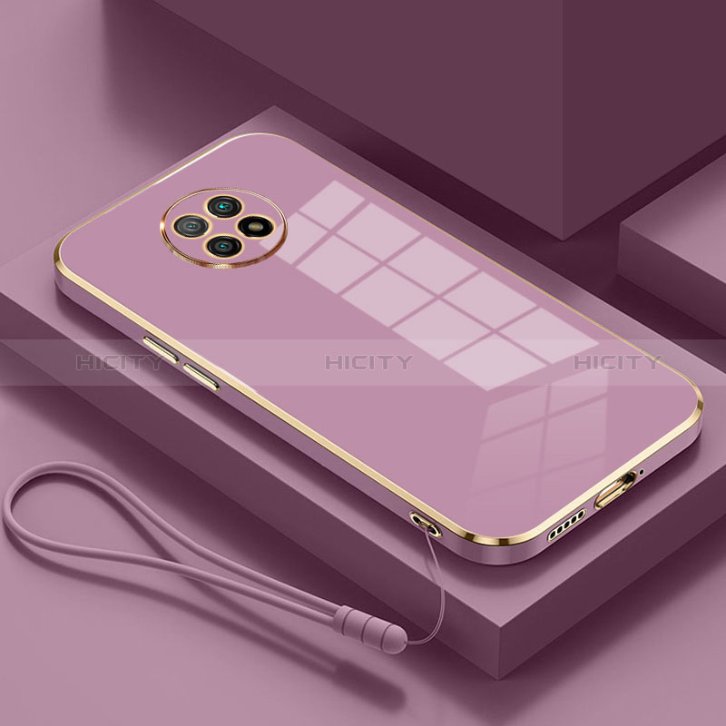 Custodia Silicone Ultra Sottile Morbida Cover S01 per Xiaomi Redmi Note 9 5G Viola