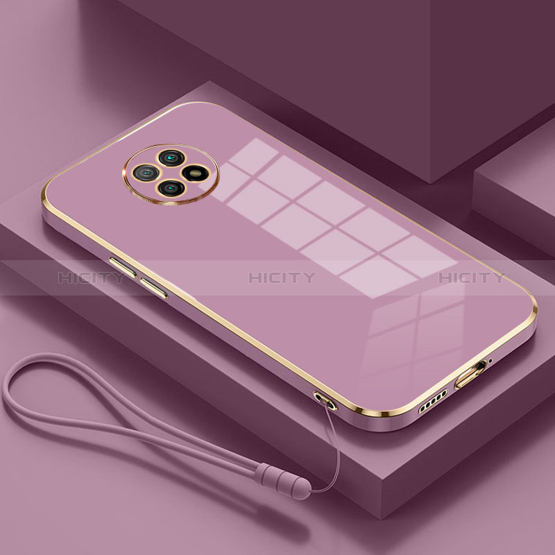 Custodia Silicone Ultra Sottile Morbida Cover S01 per Xiaomi Redmi Note 9T 5G Viola