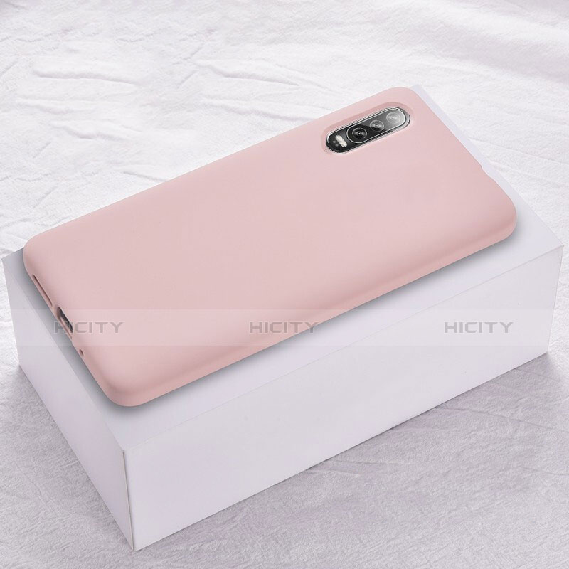 Custodia Silicone Ultra Sottile Morbida Cover S02 per Huawei P30 Rosa