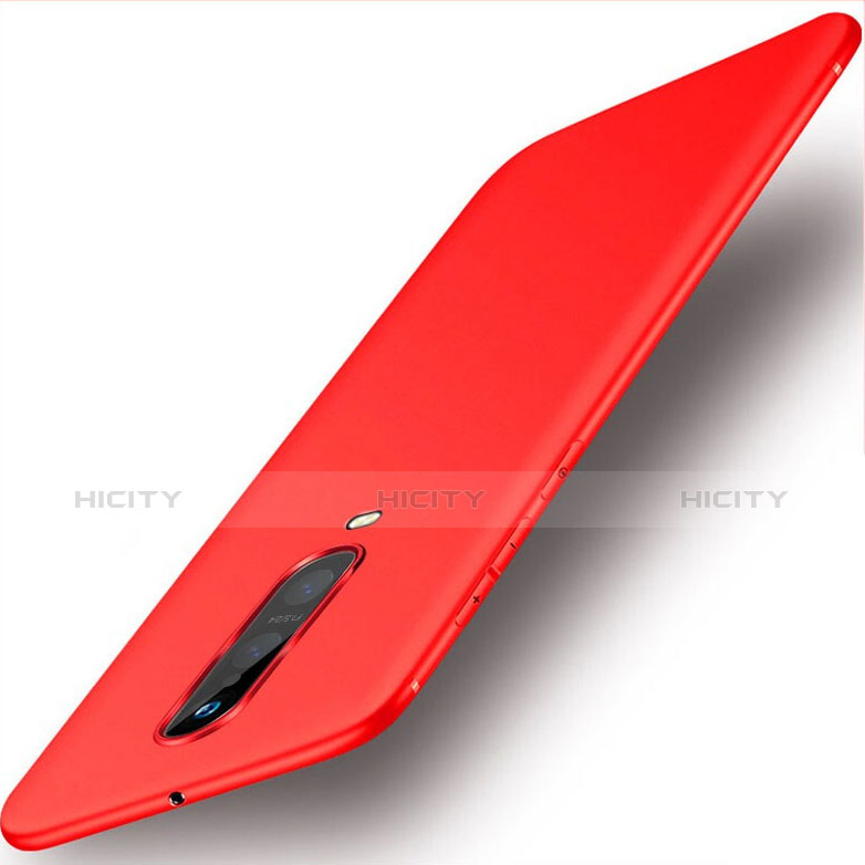 Custodia Silicone Ultra Sottile Morbida Cover S02 per Oppo R17 Pro Rosso