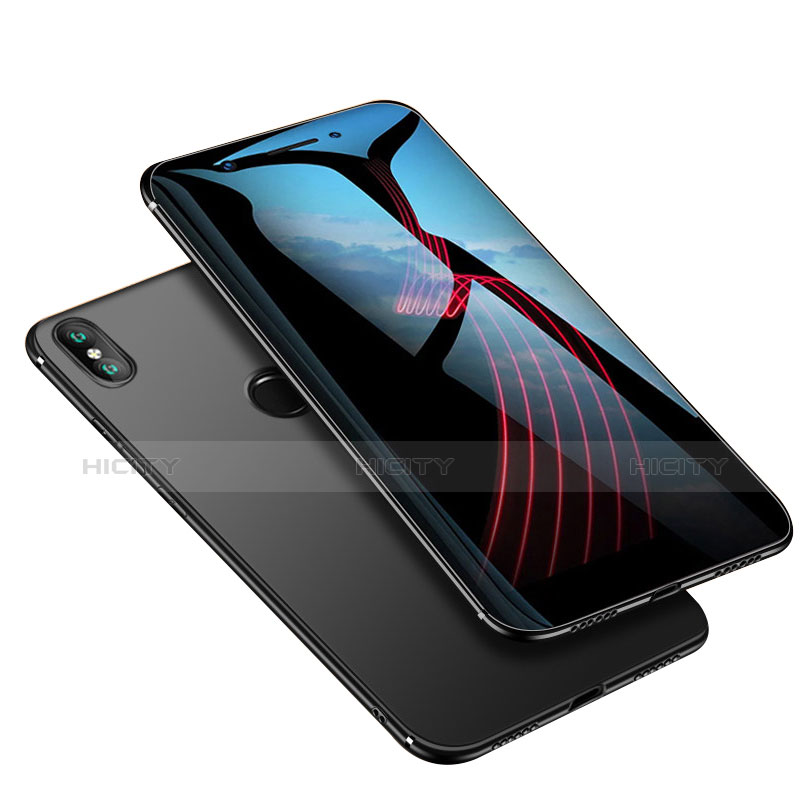 Custodia Silicone Ultra Sottile Morbida Cover S02 per Xiaomi Mi 6X Nero