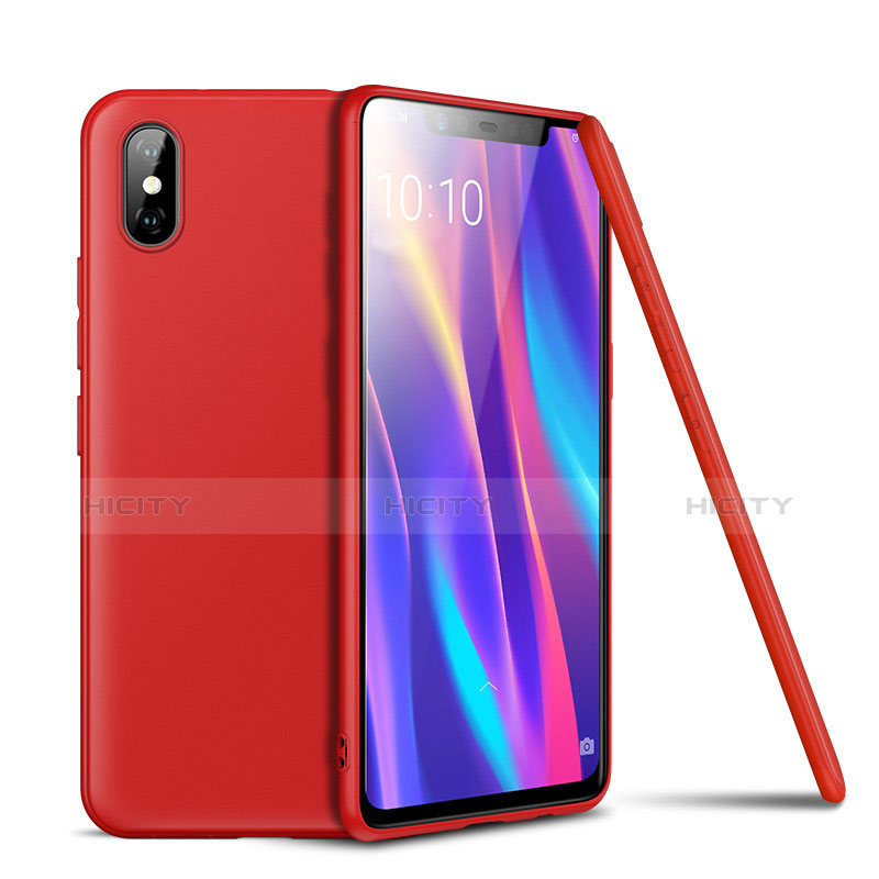 Custodia Silicone Ultra Sottile Morbida Cover S02 per Xiaomi Mi 8 Pro Global Version Rosso