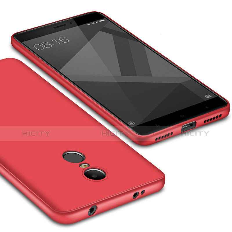 Custodia Silicone Ultra Sottile Morbida Cover S02 per Xiaomi Redmi Note 4X Rosso