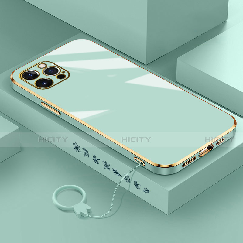 Custodia Silicone Ultra Sottile Morbida Cover S03 per Apple iPhone 14 Pro Max Verde