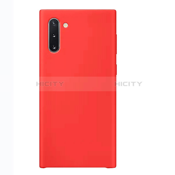 Custodia Silicone Ultra Sottile Morbida Cover S03 per Samsung Galaxy Note 10 5G Rosso