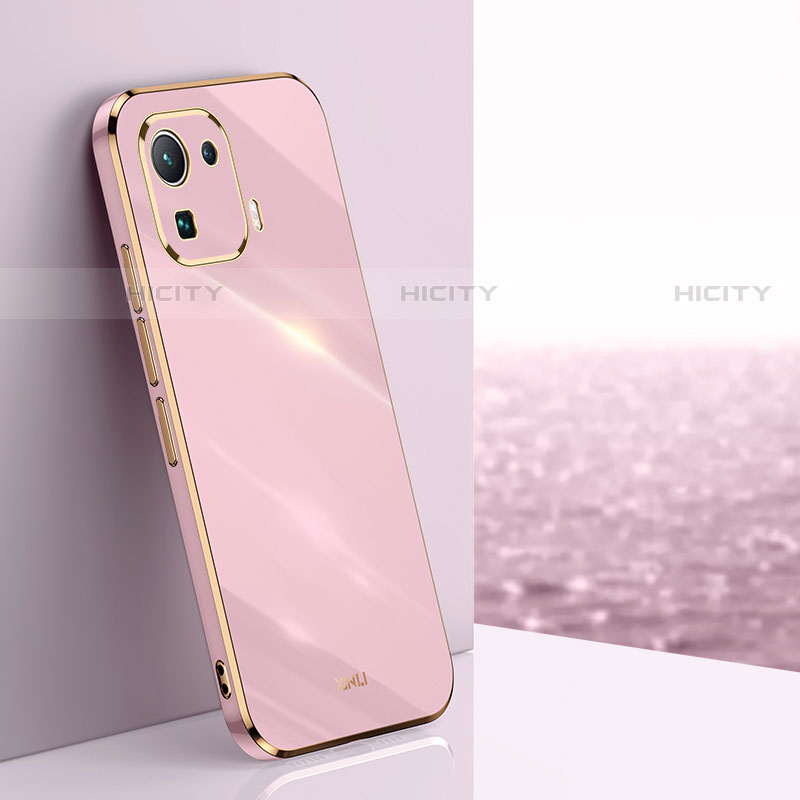 Custodia Silicone Ultra Sottile Morbida Cover S03 per Xiaomi Mi 11 Pro 5G Rosa