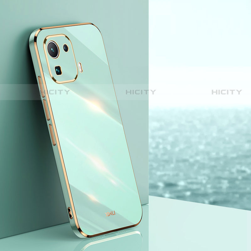 Custodia Silicone Ultra Sottile Morbida Cover S03 per Xiaomi Mi 11 Pro 5G Verde