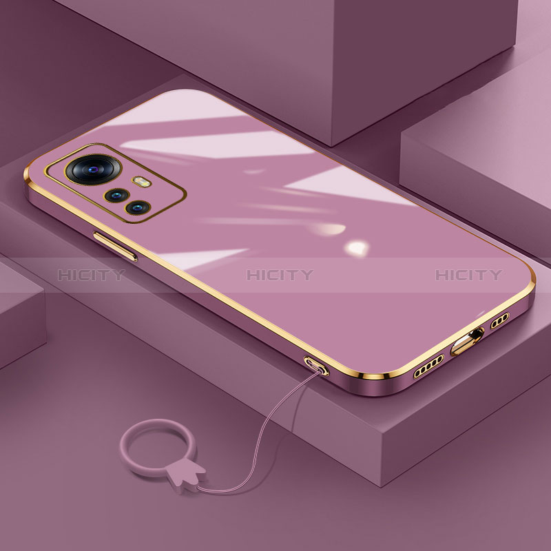 Custodia Silicone Ultra Sottile Morbida Cover S03 per Xiaomi Mi 12T Pro 5G Viola
